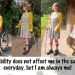 Chloe showing the posibilities of an ambulatory wheelchair user